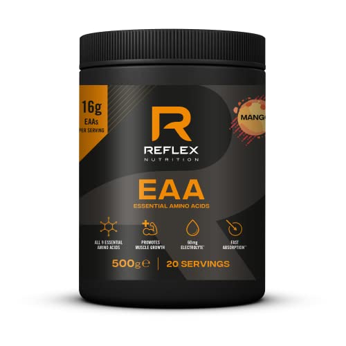 Reflex Nutrition EAA 500g Mango - Amino Acids and BCAAs at MySupplementShop by Reflex Nutrition