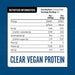 Applied Nutrition Clear Vegan Protein - Hydrolysed Pea Protein Isolate Vegan Protein Powder (Orange & Lemon) (600g - 40 Servings) | High-Quality Vegan Proteins | MySupplementShop.co.uk