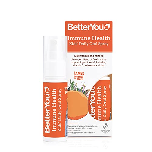 BetterYou Roald Dahl Immune Health Oral Spray | High-Quality Vitamins & Minerals | MySupplementShop.co.uk