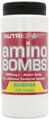 NutriSport Amino Bombs 200 count Banana | High-Quality Sports Nutrition | MySupplementShop.co.uk