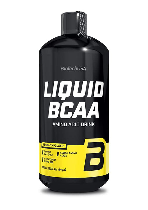 BioTechUSA Liquid BCAA, Lemon - 1000 ml. | High-Quality Amino Acids and BCAAs | MySupplementShop.co.uk