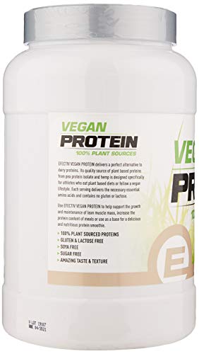 Efectiv Nutrition Vegan Protein 908g Vanilla | High-Quality Protein | MySupplementShop.co.uk