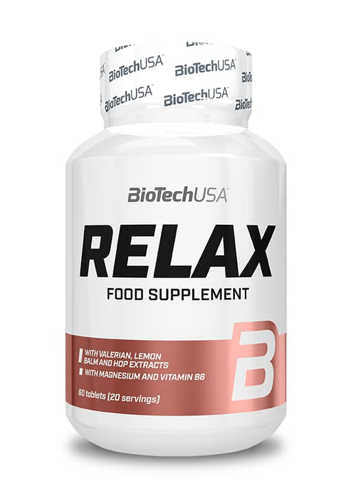 BioTechUSA Relax - 60 tabs | High-Quality Magnesium | MySupplementShop.co.uk