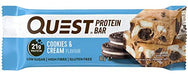 Quest Nutrition Bar 12x60g Cookies & Cream | High-Quality Sports Nutrition | MySupplementShop.co.uk
