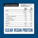 Applied Nutrition Clear Vegan Protein - Hydrolysed Pea Protein Isolate Vegan Protein Powder (Lemon & Lime) (600g - 40 Servings) | High-Quality Vegan Proteins | MySupplementShop.co.uk