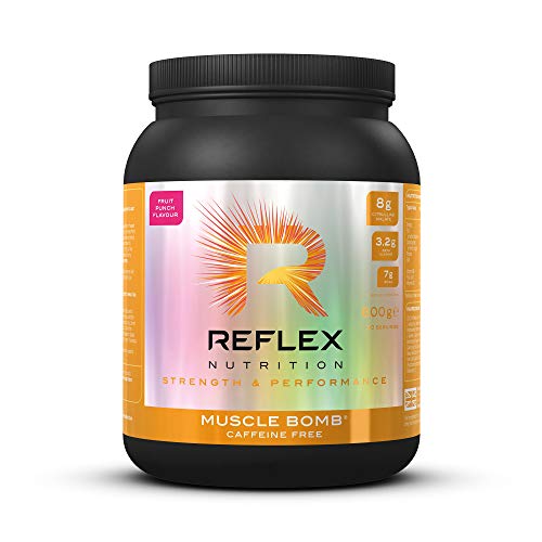 Reflex Nutrition Muscle Bomb Non Caffeine 600g  Fruit Punch | High-Quality Sports Nutrition | MySupplementShop.co.uk