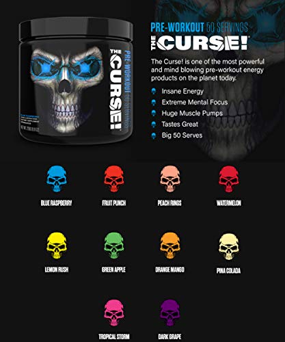 JNX Sports The Curse! Pre-Workout - Energy, Focus, Strength - Nitric Oxide Boosters at MySupplementShop by JNX SPORTS