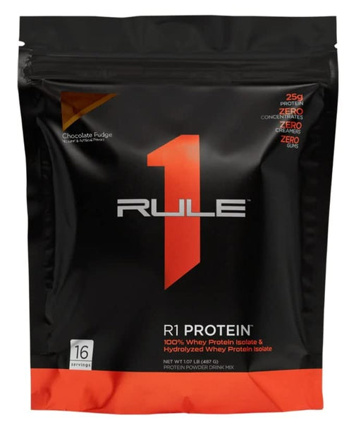Rule One R1 Protein, Chocolate Fudge - 487 grams | High-Quality Protein | MySupplementShop.co.uk