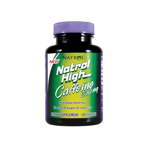 Natrol High Caffeine, 200mg - 100 tabs - Slimming and Weight Management at MySupplementShop by Natrol