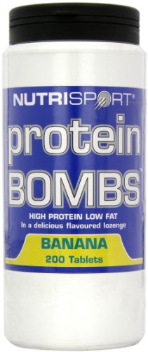 NutriSport Protein Bombs 200 count Banana | High-Quality Sports Nutrition | MySupplementShop.co.uk