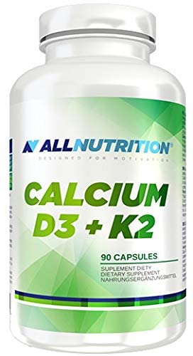 Allnutrition Calcium D3 + K2 - 90 caps | High-Quality Vitamins, Minerals & Supplements | MySupplementShop.co.uk