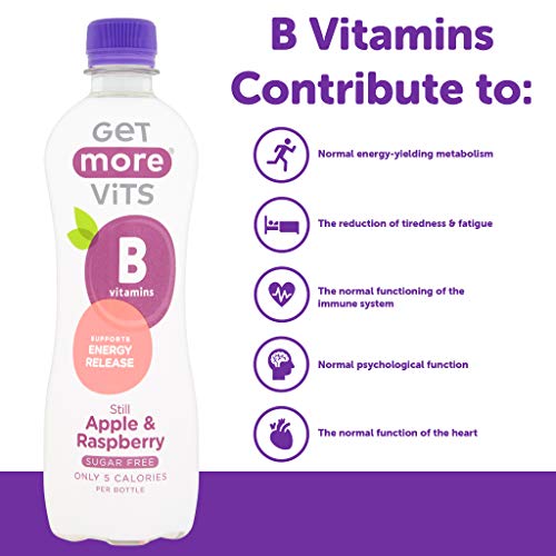 Get More Vits Vitamin B 12x500ml Still Apple & Raspberry | High-Quality Sports Nutrition | MySupplementShop.co.uk