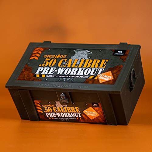 Grenade 50 Calibre Pre-Workout Devastation - Ultimate Orange 50 Servings 580 g | High-Quality L-Citrulline | MySupplementShop.co.uk