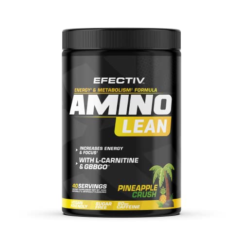 Efectiv Nutrition Amino Lean 240g Pineapple | High-Quality Amino Acids and BCAAs | MySupplementShop.co.uk