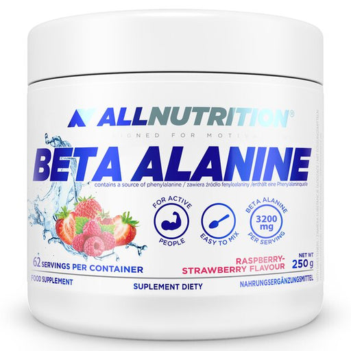 Allnutrition Beta Alanine, Raspberry Strawberry - 250g | High-Quality Beta-Alanine | MySupplementShop.co.uk