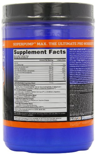 Gaspari Nutrition SuperPump Max 640g Orange - Nitric Oxide Boosters at MySupplementShop by Gaspari Nutrition