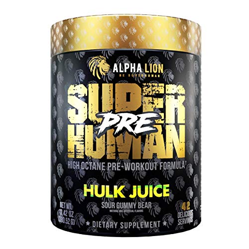 Alpha Lion SuperHuman Pre Workout 368g Hulk Juice | High-Quality Health & Nutrition | MySupplementShop.co.uk