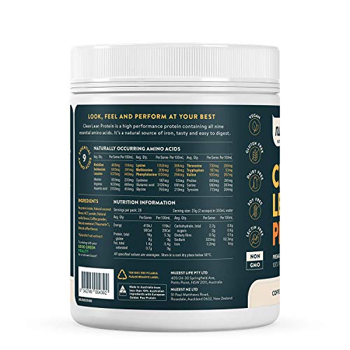 Nuzest Clean Lean Protein 500g Coffee Coconut & MCTs | High-Quality Sports Nutrition | MySupplementShop.co.uk