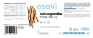 Osavi Ashwagandha Extra, 400mg - 120 vegan caps - Combination Multivitamins & Minerals at MySupplementShop by Osavi