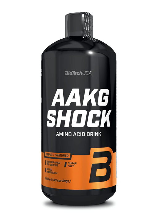 BioTechUSA AAKG Shock Extreme, Orange - 1000 ml. | High-Quality Nitric Oxide Boosters | MySupplementShop.co.uk