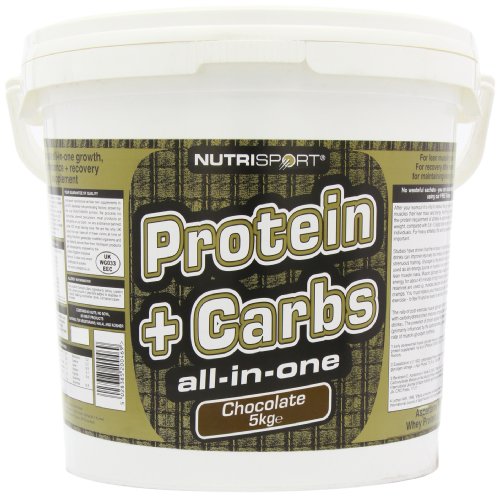 NutriSport Protein + Carbs 5Kg Chocolate | High-Quality Sports Nutrition | MySupplementShop.co.uk