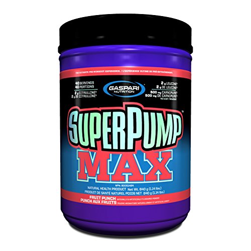 Gaspari Nutrition SuperPump Max 640g Fruit Punch | High-Quality Nitric Oxide Boosters | MySupplementShop.co.uk