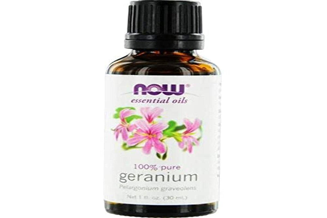 NOW Foods Essential Oil, Geranium Oil - 30 ml. - Health and Wellbeing at MySupplementShop by NOW Foods