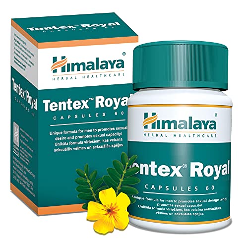 Himalaya Herbals Tentex Royal for Men 2 Bottles of 60 Capsules - Health and Wellbeing at MySupplementShop by Himalaya