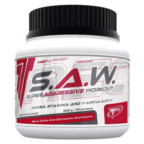 Trec Nutrition S.A.W. Powder, Cherry Grapefruit - 200 grams | High-Quality Nitric Oxide Boosters | MySupplementShop.co.uk