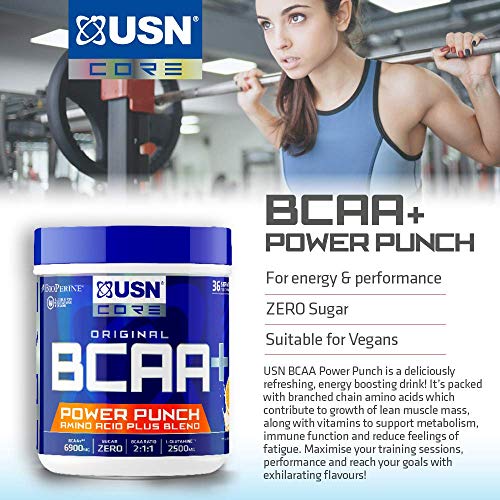 USN BCAA Power Punch+ Powder - BCAAs at MySupplementShop by USN