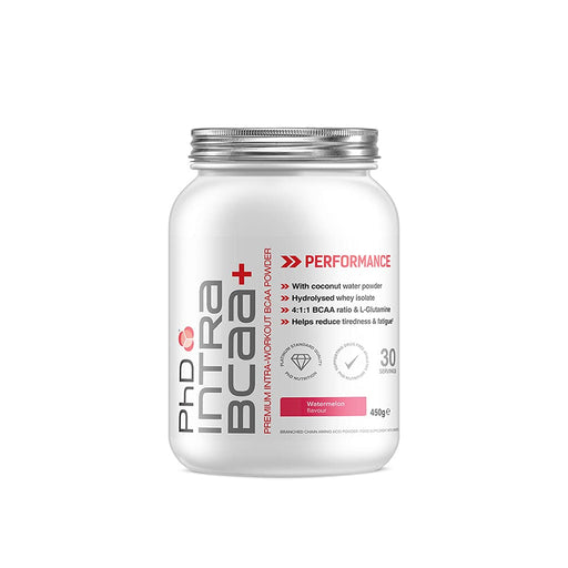 PhD Intra BCAA+, Watermelon - 450 grams | High-Quality Amino Acids and BCAAs | MySupplementShop.co.uk