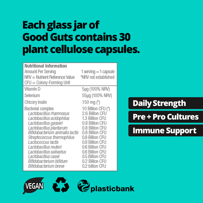 Phizz Good Guts 30caps | High-Quality Vitamins & Supplements | MySupplementShop.co.uk