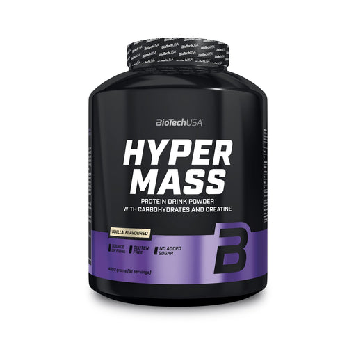 BioTechUSA Hyper Mass, Vanilla - 4000 grams | High-Quality Weight Gainers & Carbs | MySupplementShop.co.uk