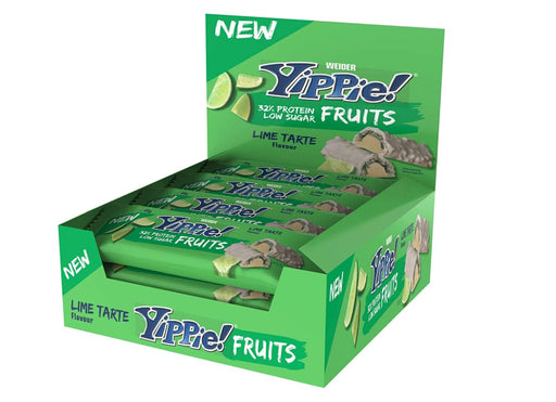 Weider Yippie! Fruits, Raspberry Vanilla - 12 bars (45 grams) | High-Quality Health Foods | MySupplementShop.co.uk