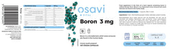 Osavi Boron, 3mg - 120 vegan caps - Vitamins & Minerals at MySupplementShop by Osavi