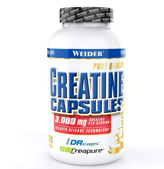 Weider Creatine Capsules - 200 caps | High-Quality Creatine Supplements | MySupplementShop.co.uk