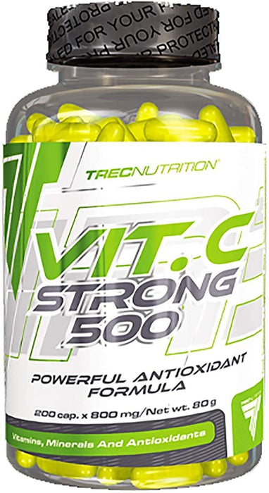 Trec Nutrition Vit. C Strong 500 - 200 caps - Combination Multivitamins & Minerals at MySupplementShop by Trec Nutrition