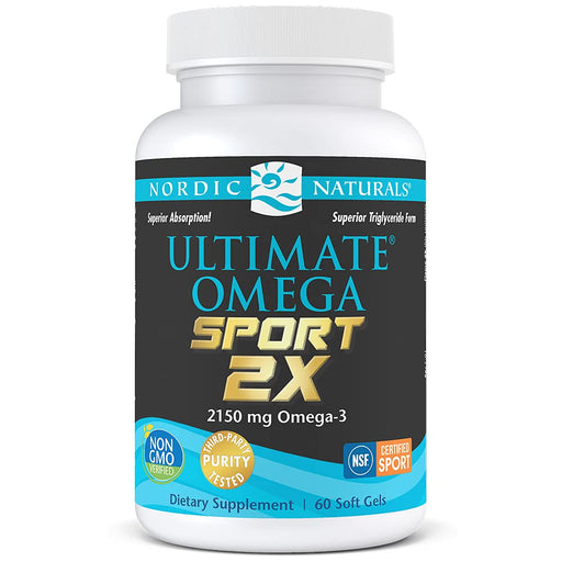 Nordic Naturals Ultimate Omega 2X Sport - 60 softgels | High-Quality Omega-3 | MySupplementShop.co.uk
