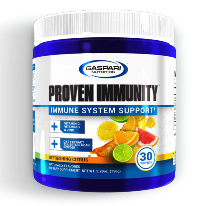Gaspari Nutrition Proven Immunity, Refreshing Citrus - 150 grams | High-Quality Vitamins & Minerals | MySupplementShop.co.uk