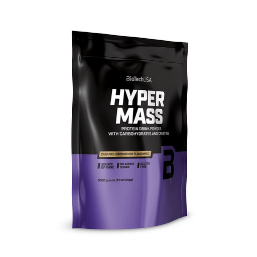 BioTechUSA Hyper Mass, Caramel-Cappuccino - 1000 grams - Weight Gainers & Carbs at MySupplementShop by BioTechUSA