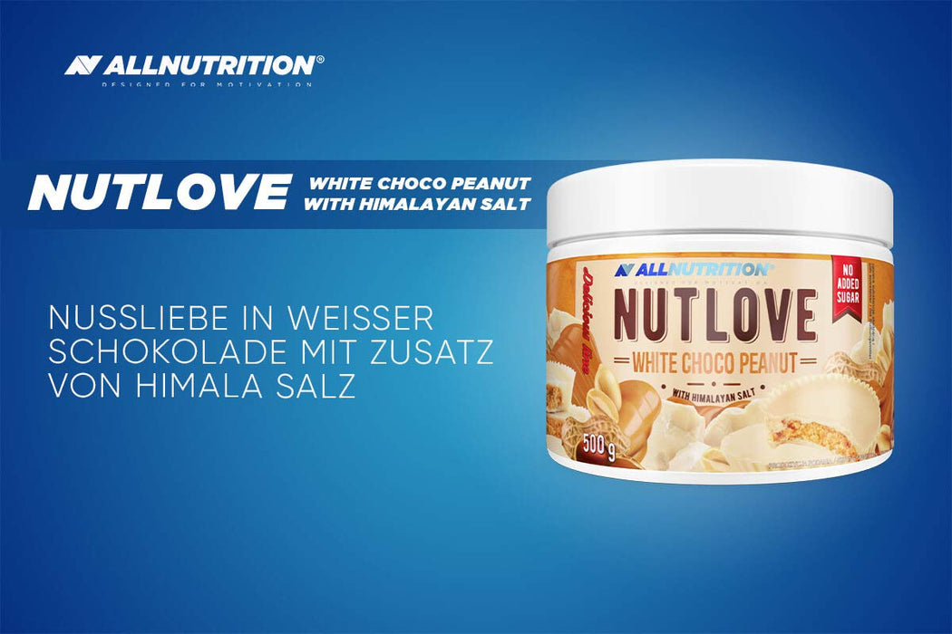 Allnutrition Nutlove, White Choco Peanut 500g - Nut Butter at MySupplementShop by Allnutrition