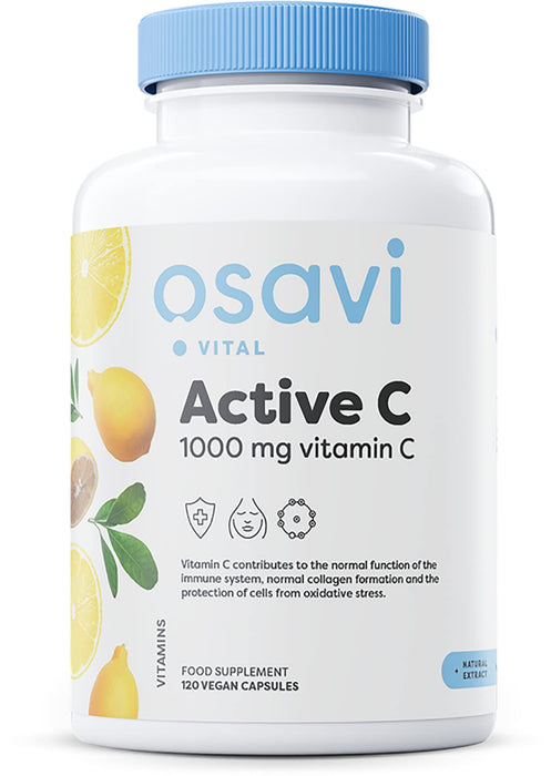 Osavi Active C, 1000mg Vitamin C - 120 vegan caps - Vitamin C at MySupplementShop by Osavi