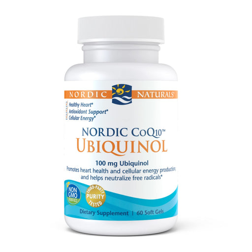 Nordic CoQ10 Ubiquinol, 100mg - 60 softgels | High-Quality Health and Wellbeing | MySupplementShop.co.uk