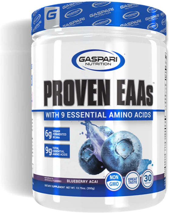 Gaspari Nutrition Proven EAAs, Blueberry Acai - 390 grams - Amino Acids and BCAAs at MySupplementShop by Gaspari Nutrition