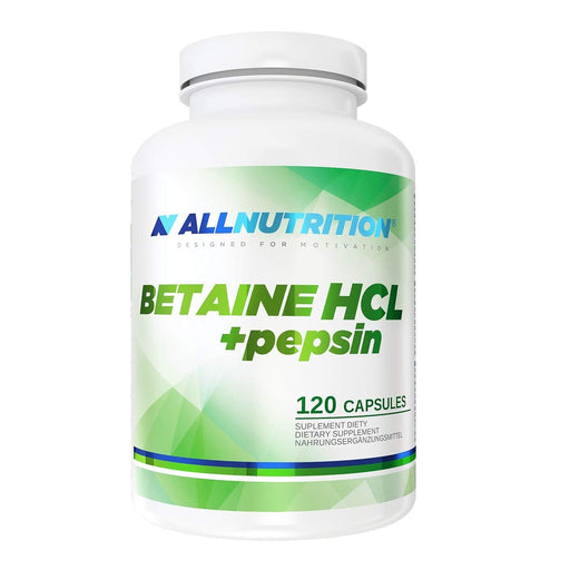 Allnutrition Betaine HCl + Pepsin - 120 caps | High-Quality Combination Multivitamins & Minerals | MySupplementShop.co.uk