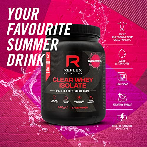 Reflex Nutrition Clear Whey 510g Raspberry | High-Quality Whey Proteins | MySupplementShop.co.uk