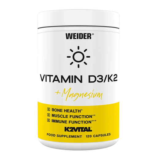 Weider Vitamin D3/K2 + Magnesium - 120 caps | High-Quality Vitamins & Minerals | MySupplementShop.co.uk