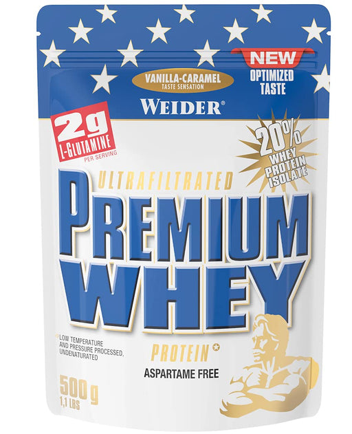 Weider Premium Whey, Vanilla-Caramel - 500 grams - Protein at MySupplementShop by Weider