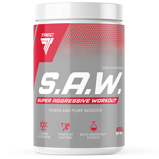 Trec Nutrition S.A.W. Powder, Cherry Grapefruit - 400 grams | High-Quality Nitric Oxide Boosters | MySupplementShop.co.uk