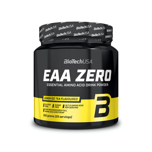 BioTechUSA EAA Zero, Lemon Ice Tea - 350 grams | High-Quality Amino Acids and BCAAs | MySupplementShop.co.uk